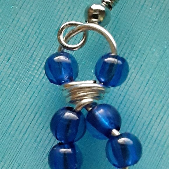 Handmade 'Saturn' Earrings - Picture 5 of 6